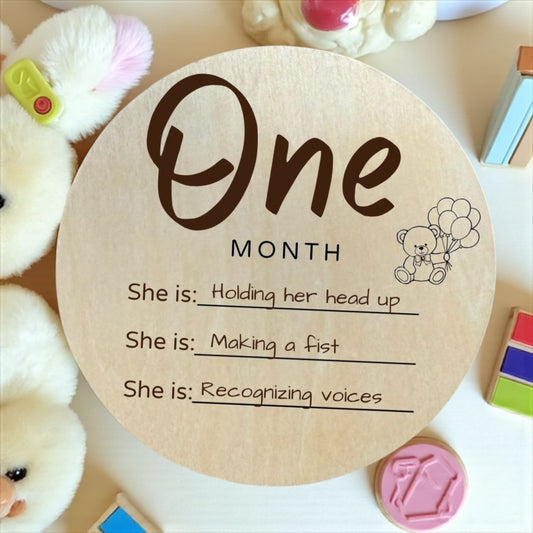 Baby Girl Milestone Keepsake Discs