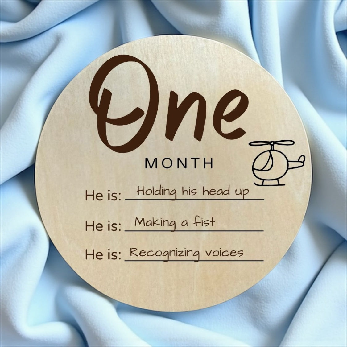 Baby Boy Milestone Keepsake Discs